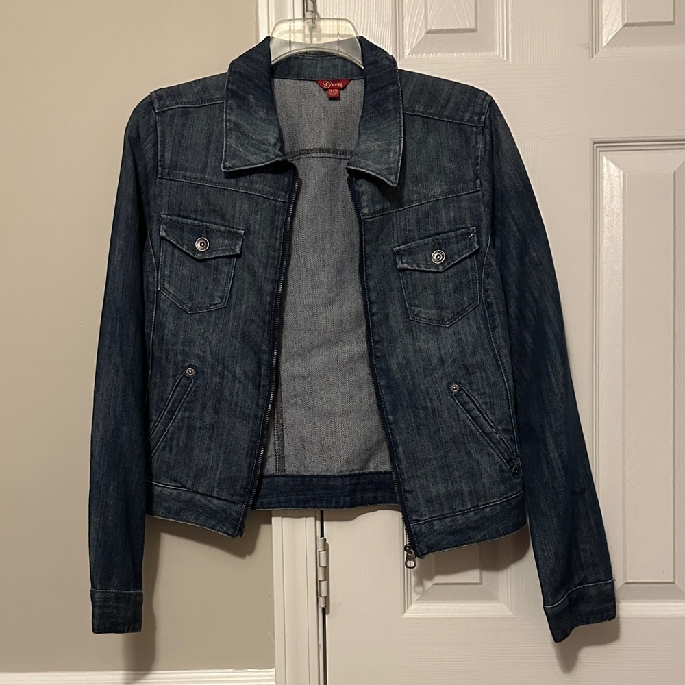 Guess Dark Blue Denim Jacket